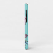 Blauwe boeggie Waterverf grillen roze Aqua Case-Mate iPhone Case (Achterkant/links)