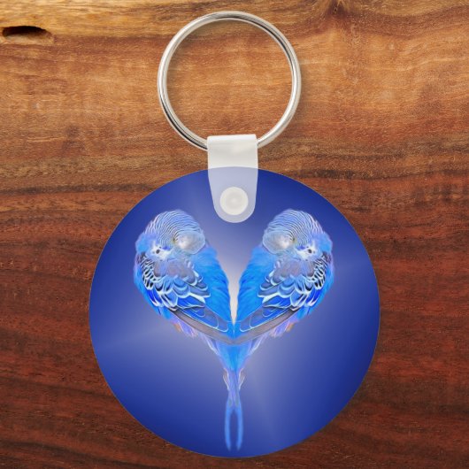 Blauwe boegje - personaliseer het! sleutelhanger (Achterkant)