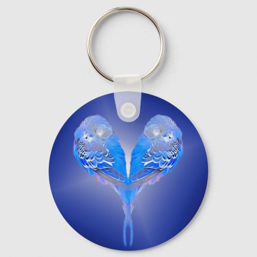 Blauwe boegje - personaliseer het! sleutelhanger (Achterkant)