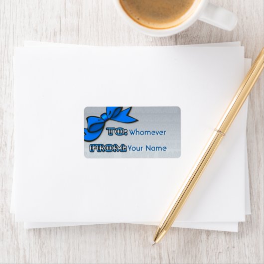 Blauwe boei op Silver Hanukkah naar-Van Etiket (Insitu)