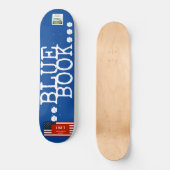 BLAUWE BOEK Skateboard (Voorkant)