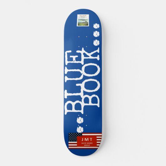 BLAUWE BOEK Skateboard (Voorkant)