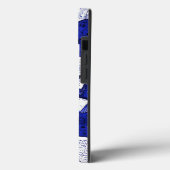 Blauwe boeken achtergrond Case-Mate iPhone case (Achterkant / Links)