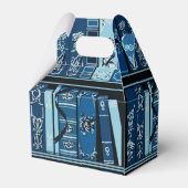 Blauwe boekenplanken  boeken bedankdoosjes (Achterkant)