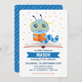 Blauwe boekenwedstrijd kaart (Voorkant / Achterkant)