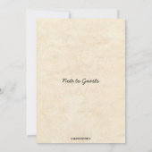 Blauwe boekworm Birthday Party Kaart (Achterkant)