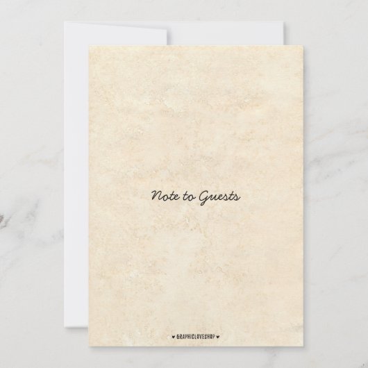 Blauwe boekworm Birthday Party Kaart (Achterkant)