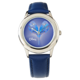 Blauwe boer - personaliseer het! Let op! Horloge