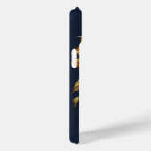 Blauwe boerenzonnebloem Case-Mate iPhone case (Achterkant / Rechts)