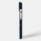 Blauwe boerenzonnebloem Case-Mate iPhone case (Achterkant / Links)
