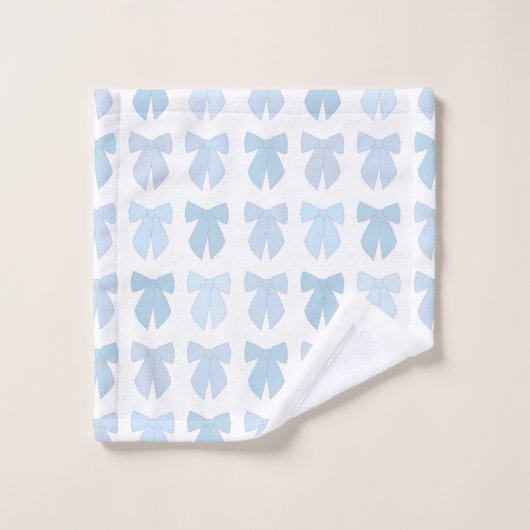 Blauwe bogen bad handdoek (Wasdoekje)