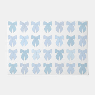 Blauwe bogen deurmat