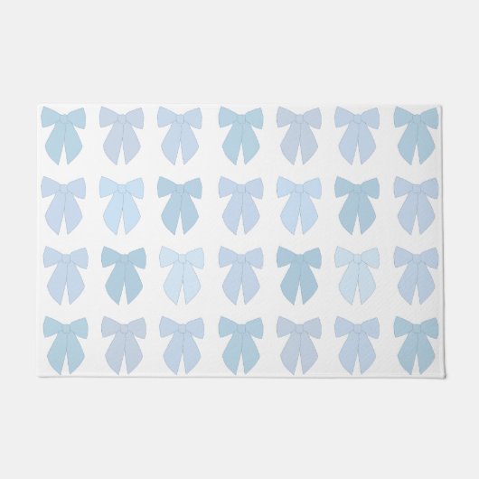 Blauwe bogen deurmat (Voorkant)