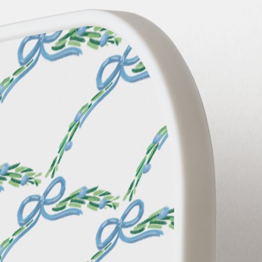 Blauwe Bogen en Beaus Kust Garland Pickleball Paddle (Links Detail)