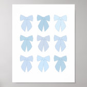 Blauwe bogen poster (Voorkant)