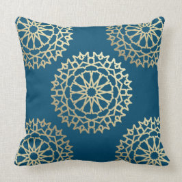 Blauwe Boheme Coussin Kussen