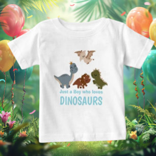 Blauwe Boho Dinosaurus