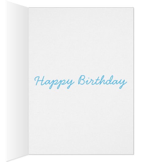 Blauwe boho waterverf vether (Binnen (Rechts))