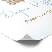 Blauwe Boho, we kunnen bijna wachten op luierloter Poster (Hoek)