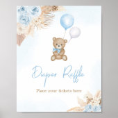 Blauwe Boho, we kunnen bijna wachten op luierloter Poster (Voorkant)