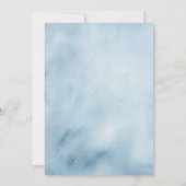Blauwe Boho Zomer Schelp Babyshower Uitnodiging (Achterkant)