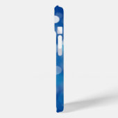 Blauwe Bokeh feestverlichting Case-Mate iPhone Case (Achterkant / Links)