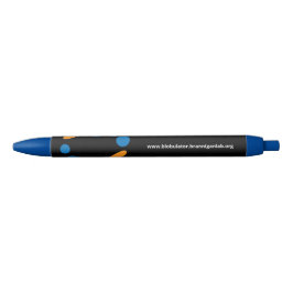 blauwe bolvormer blauwe inkt pen