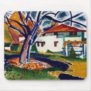 Blauwe bomen van Henry Lyman Sayen Muismat