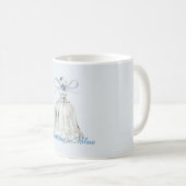 Blauwe Boog Bel Koffiemok (Voorkant rechts)