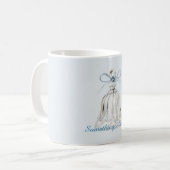 Blauwe Boog Bel Koffiemok (Voorkant links)