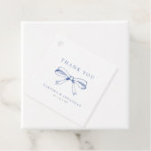  Blauwe Boog Bruiloft Dank u Bedankjes Labels (In situ)