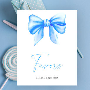 Blauwe boog - Favors Poster
