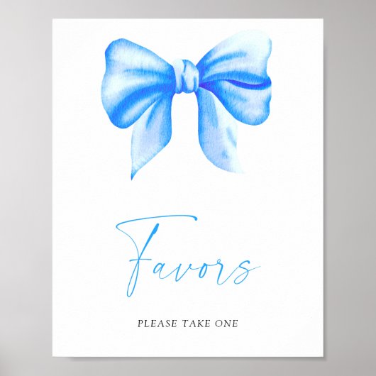 Blauwe boog - Favors Poster (Voorkant)