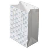Blauwe Boog  Medium Cadeauzakje (Voorkant Gekanteld)
