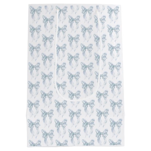 Blauwe Boog Medium Cadeauzakje (Achterkant)