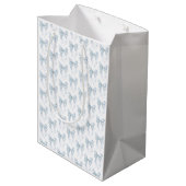 Blauwe Boog  Medium Cadeauzakje (Achterkant Gekanteld)