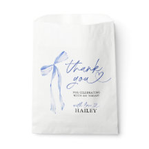 Blauwe boog Ze bindt het knoop Vrijgezellenfeest