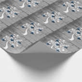 Blauwe boom van het Wrapping Papier van het Westen (Hoek)