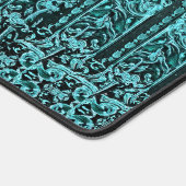 Blauwe boom van leven bureaumat (Hoek)