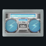 Blauwe boombox gesp<br><div class="desc">hallo, dit ontwerp vertegenwoordigt een blauwe boombox en een gedempte, heel oude school en swagg. Dit grappige en coole ontwerp is voor jou gemaakt!</div>