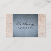 Blauwe boomgaard | Achtergrond wandtextuur Visitekaartje (Voorkant)