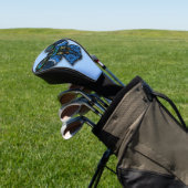 Blauwe boomgaard golfheadcover (Insitu)