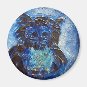 Blauwe boomgaard magneet
