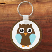 Blauwe boomgaard sleutelhanger (Voorkant)