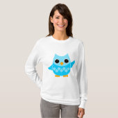 Blauwe boomgaard t-shirt (Voorkant volledig)