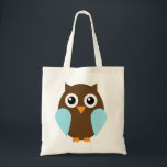 Blauwe boomgaard tote bag<br><div class="desc">De schattige cartoon is beschikbaar in drie verschillende kleuren. Kunst © HeartLocked Design</div>