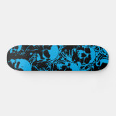 Blauwe boomgaarden persoonlijk skateboard (Horizontaal)