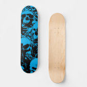 Blauwe boomgaarden skateboard (Voorkant)