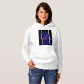 Blauwe boomgroeten hoodie (Voorkant volledig)