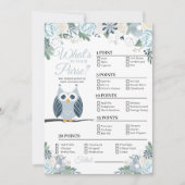 Blauwe boomkorflens wat is er in je Kaart voor paa (Voorkant)